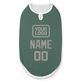 Custom Blue Green Gray Pet Vest