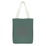 Custom Blue Green Gray Canvas Tote Bag