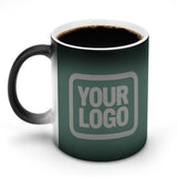 Custom Blue Green Gray Magic Mug