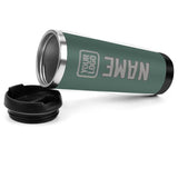 Custom Blue Green Gray Stainless Steel Water Cup
