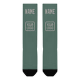 Custom Blue Green Gray Knee-High Sock