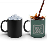 Custom Blue Green Gray Magic Mug