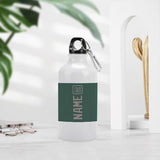 Custom Blue Green Gray Sports Bottle