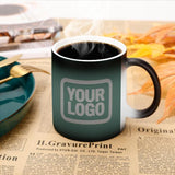 Custom Blue Green Gray Magic Mug