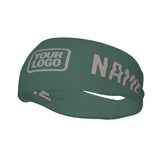Custom Blue Green Gray Sports headband