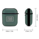 Custom Blue Green Gray AirPods Case