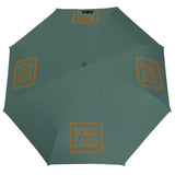 Custom Blue Green Khaki Automatic Umbrella