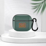 Custom Blue Green Orange AirPods Case (3rd Generation)