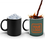 Custom Blue Green Orange Magic Mug