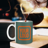 Custom Blue Green Orange Mug