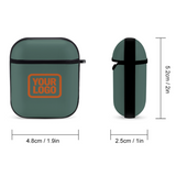 Custom Blue Green Orange AirPods Case