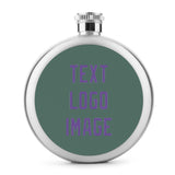 Custom Blue Green Light Purple Hip Flask