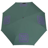 Custom Blue Green Light Purple Automatic Umbrella
