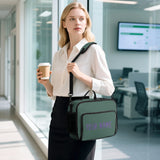 Custom Blue Green Light Purple Lunch Bag
