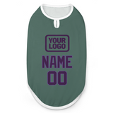 Custom Blue Green Purple Pet Vest