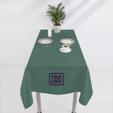 Custom Blue Green Light Purple Square Table Cloth
