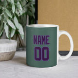 Custom Blue Green Purple Mug