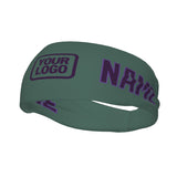 Custom Blue Green Purple Sports headband