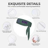 Custom Blue Green Purple Headband