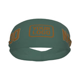 Custom Blue Green Khaki Sports headband