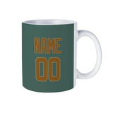 Custom Blue Green Khaki Mug