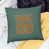 Custom Blue Green Khaki Pillowcase