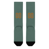 Custom Blue Green Khaki Knee-High Sock