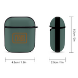 Custom Blue Green Khaki AirPods Case