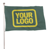Custom Blue Green Light Yellow Flag