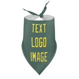 Custom Blue Green Light Yellow Pet Scarf