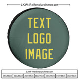 Custom Blue Green Light Yellow Truck Tires