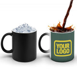 Custom Blue Green Light Yellow Magic Mug