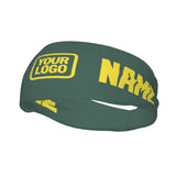 Custom Blue Green Light Yellow Sports headband