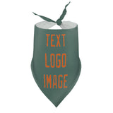 Custom Blue Green Orange Pet Scarf