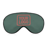 Custom Blue Green Copper Rose Sleep Mask