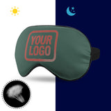 Custom Blue Green Copper Rose Sleep Mask