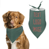 Custom Blue Green Copper Rose Pet Scarf