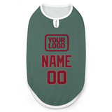 Custom Blue Green Crimson Red Pet Vest