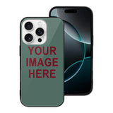 Custom Blue Green Crimson Red Phone Case