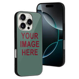 Custom Blue Green Crimson Red Phone Case