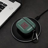 Custom Blue Green Crimson Red AirPods Case (3rd Generation)