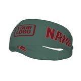 Custom Blue Green Crimson Red Sports headband