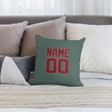 Custom Blue Green Crimson Red Pillowcase