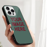 Custom Blue Green Crimson Red Phone Case
