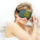 Custom Blue Green Gold Sleep Mask