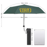 Custom Blue Green Gold Automatic Umbrella