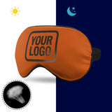 Custom Orange Brown Sleep Mask