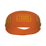 Custom Orange Yellow Sports headband