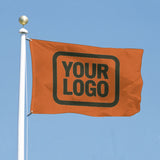 Custom Orange Olive Flag