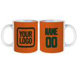 Custom Orange Green Mug
